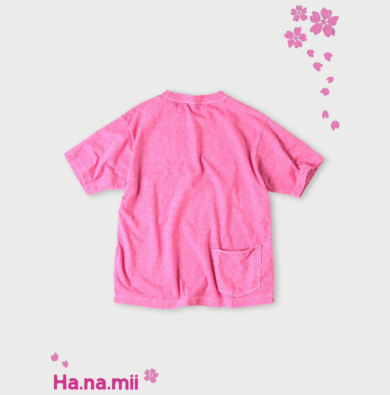 Sakura Dyed 908 Ocean T-shirt Back