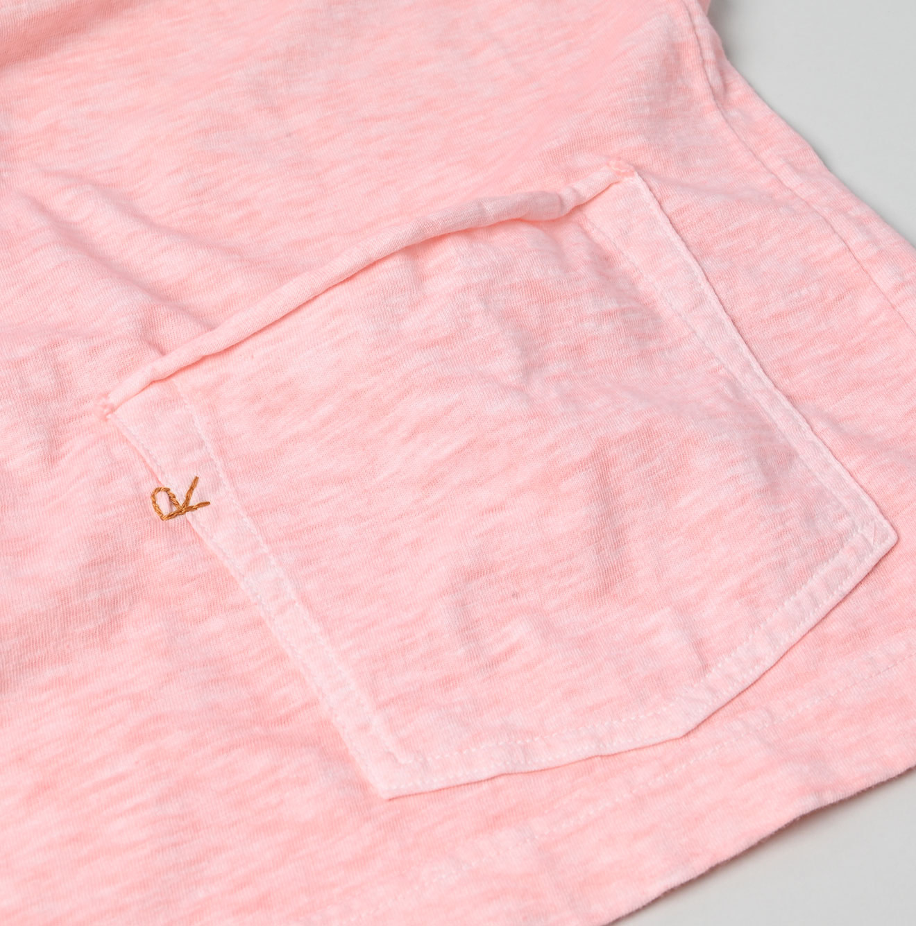 Sakura Dyed 908 Ocean T-shirt Detail