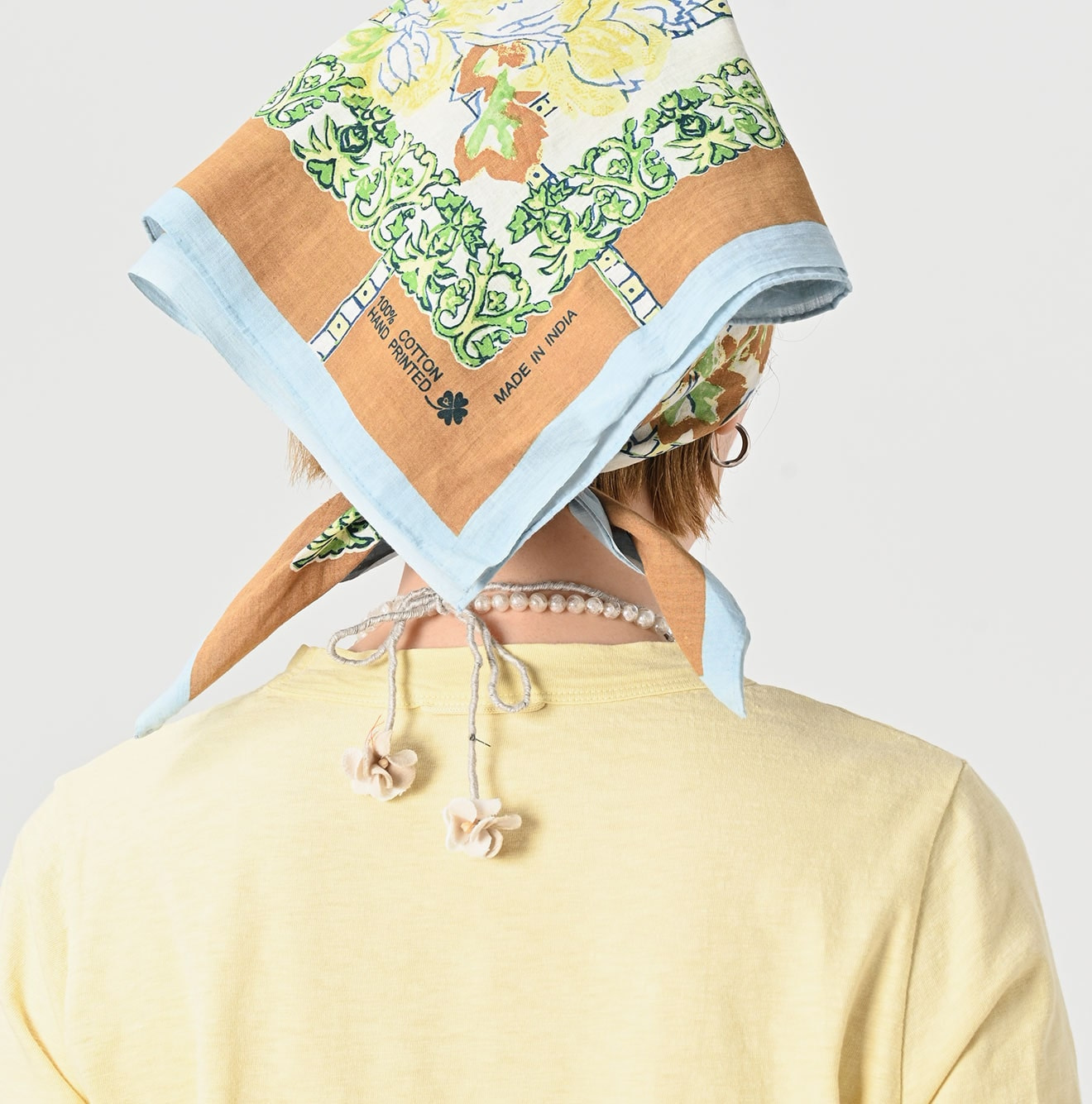 Tenjiku Square T-shirt Detail