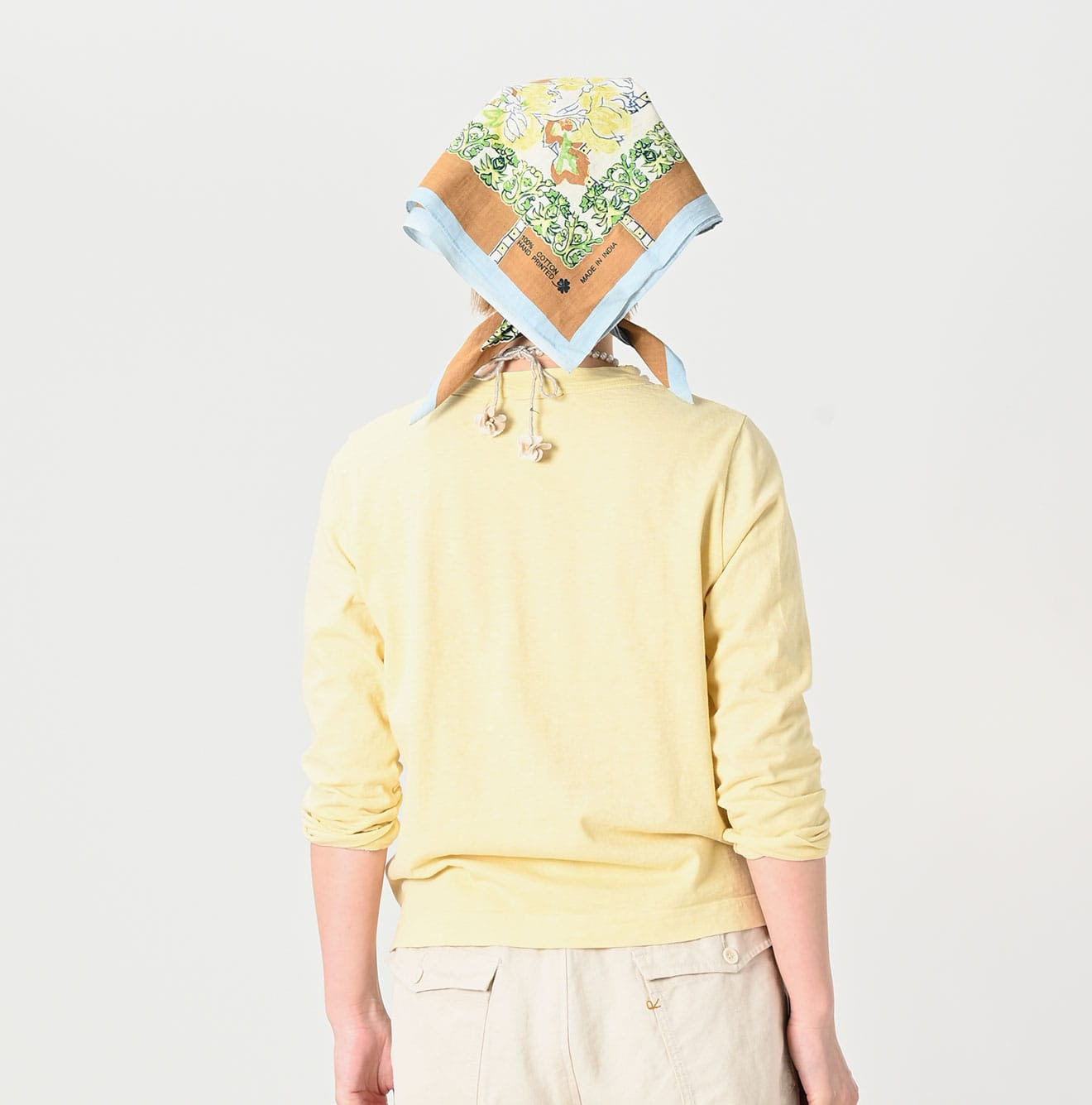 Tenjiku Square T-shirt Female Model