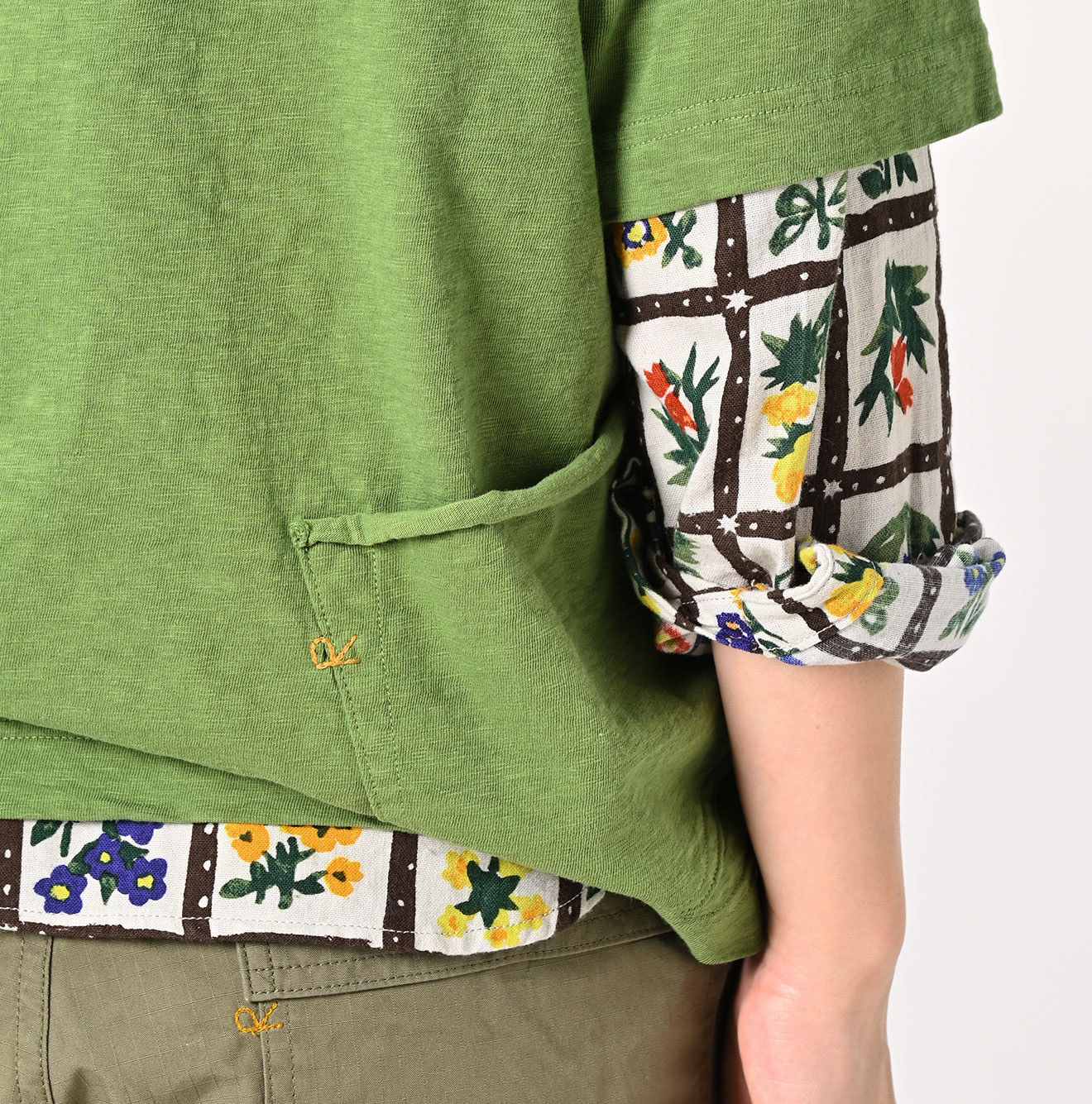 Tenjiku 908 Ocean T-shirt Detail