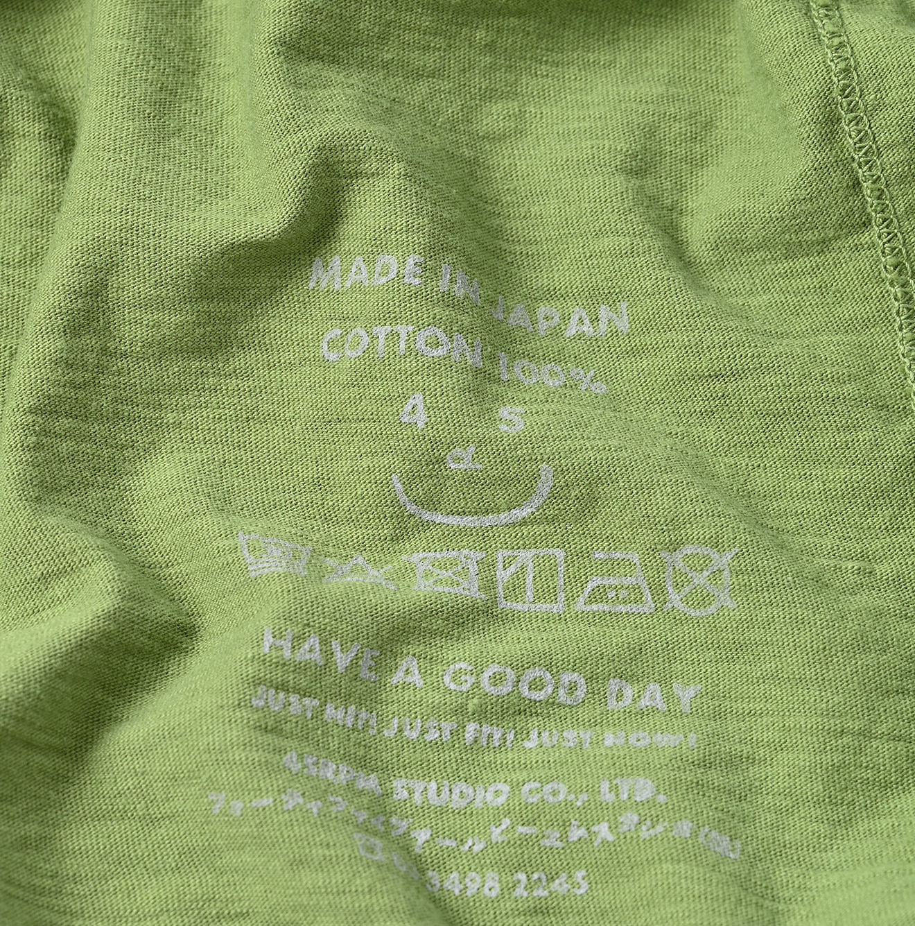 Tenjiku 908 Ocean T-shirt Detail