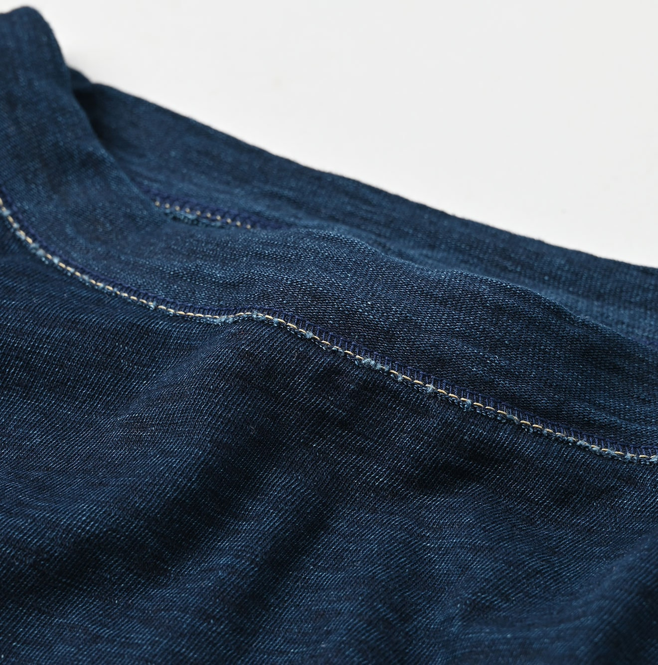 Indigo Tenjiku 908 Ocean T-shirt Detail