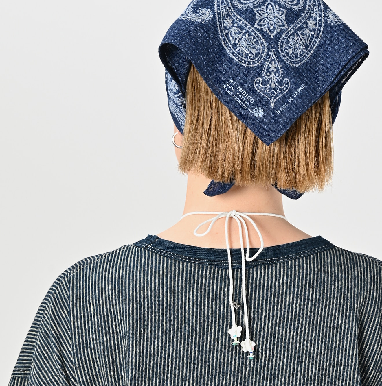 Indigo Hickory Tenjiku Dress - 45r