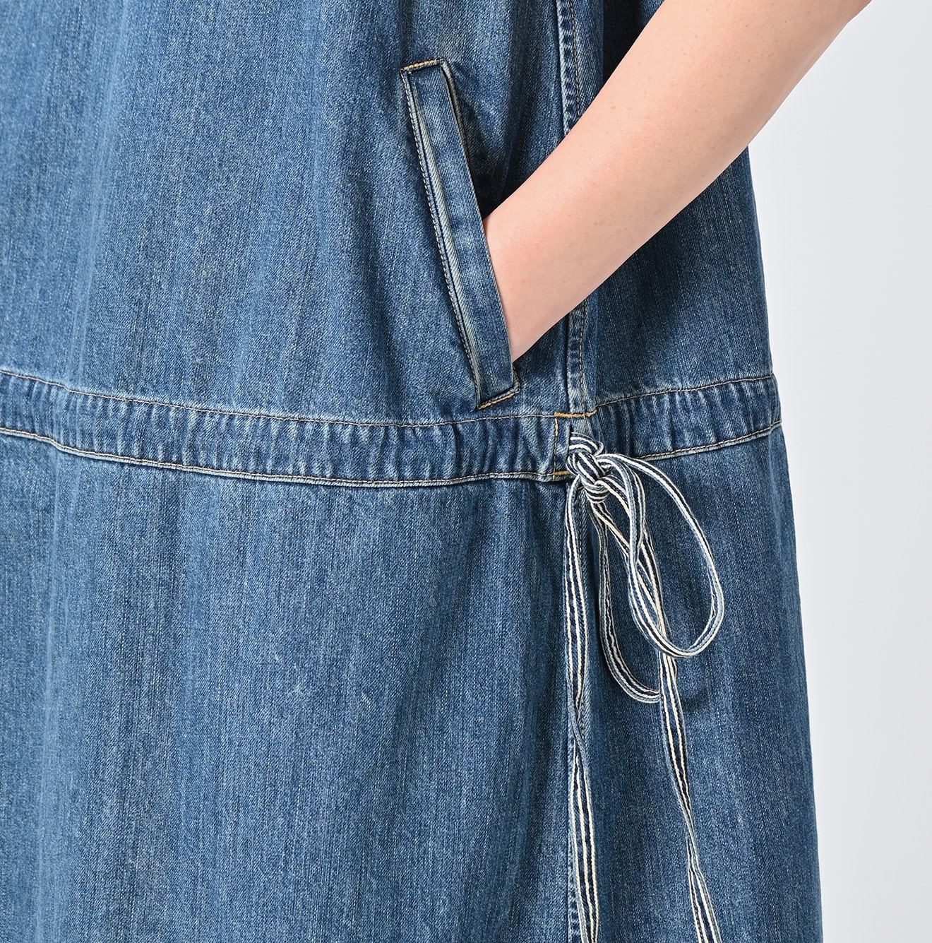 Rye Mugi Denim Dress Detail