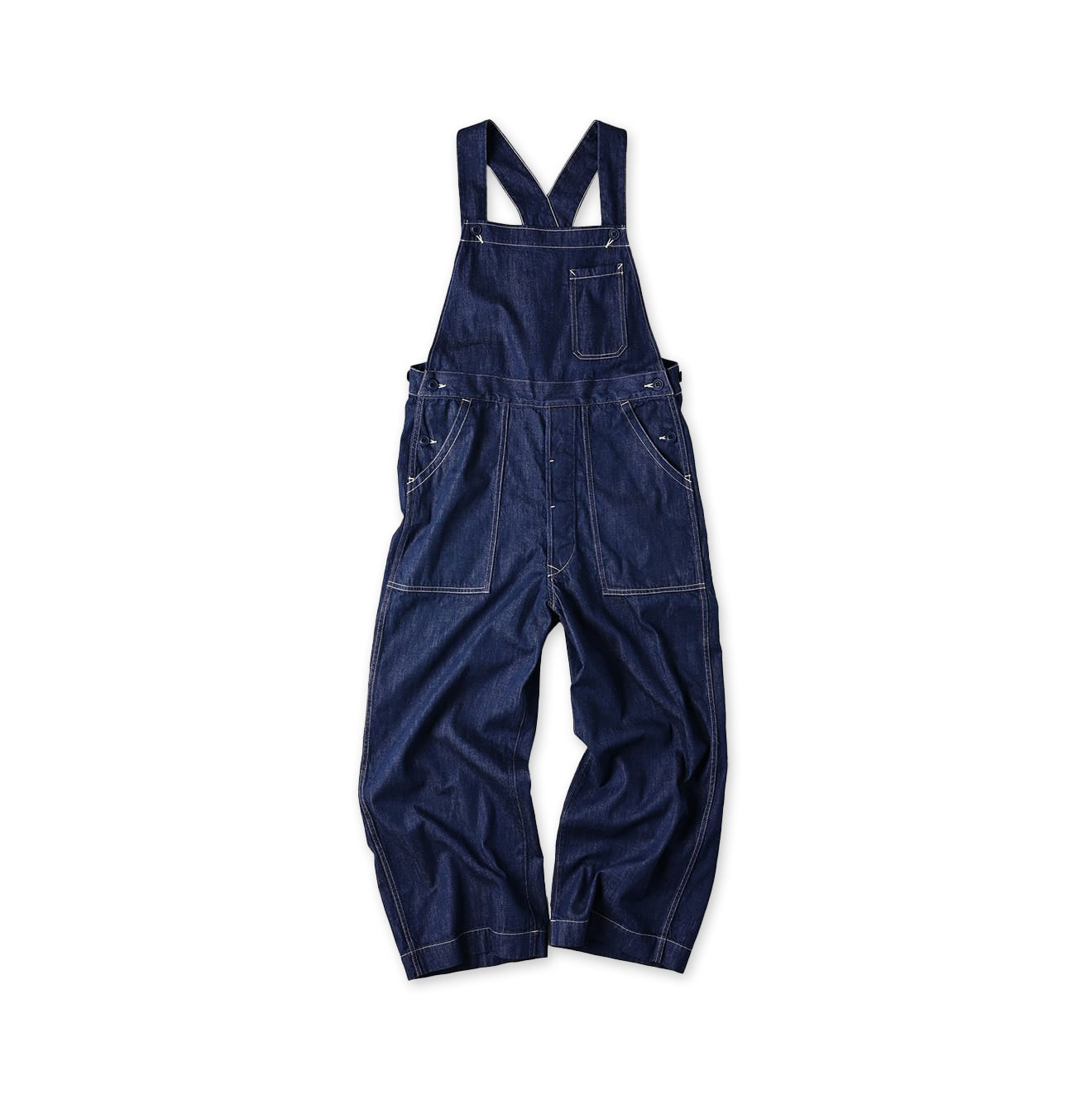 Mon-petit Denim 908 Over All Indigo Nou