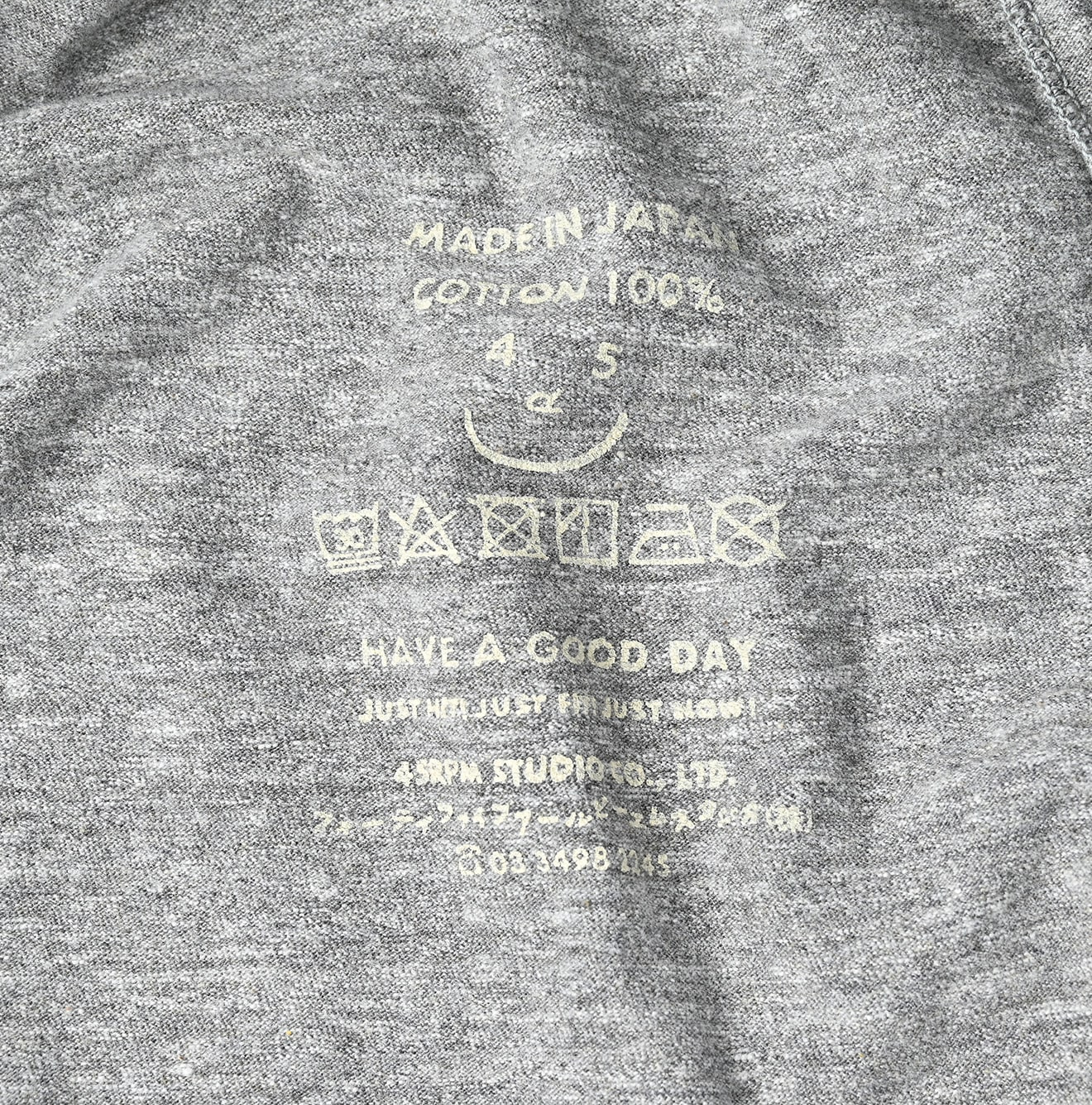Top Tenjiku 908 45 Star Logo T-shirt Detail