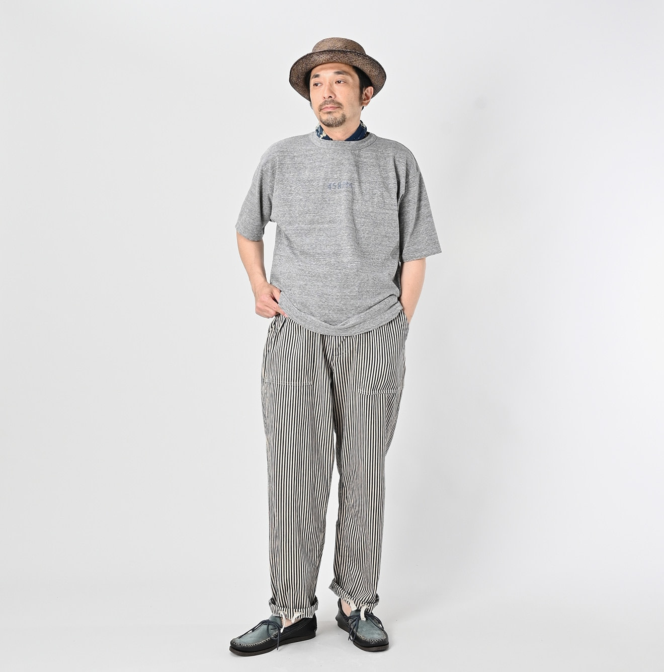 Top Tenjiku 908 45 Star Logo T-shirt Male Model