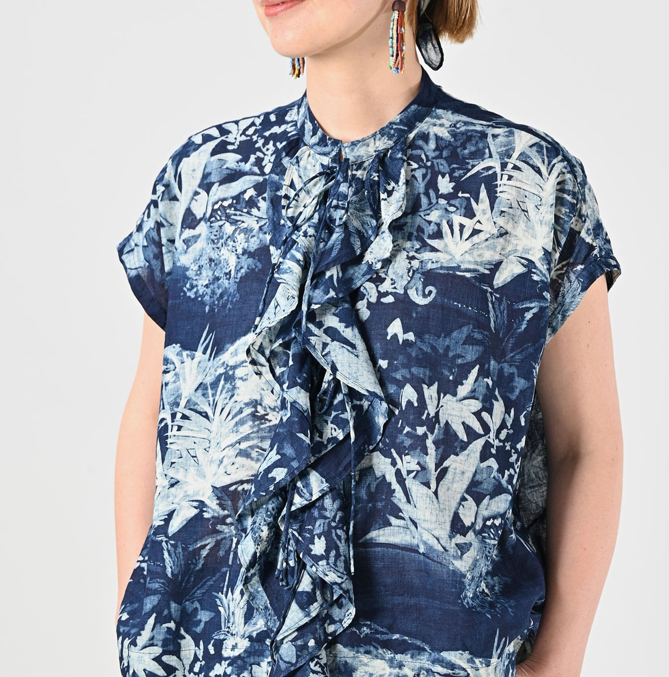 Indigo Irie Aloha Print M Camisole Detail