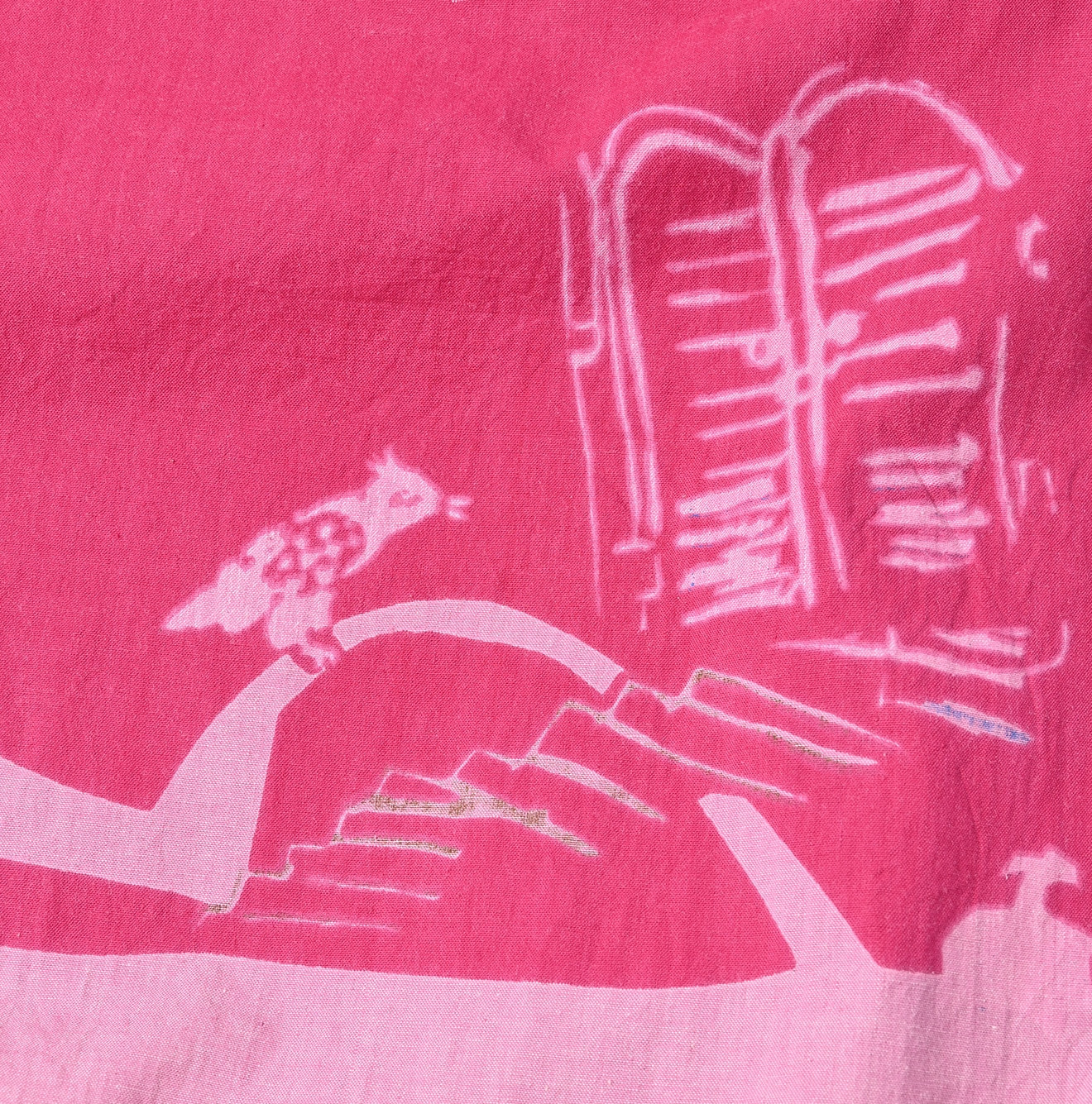 Indian Khadi OX Saijiki Dress Detail