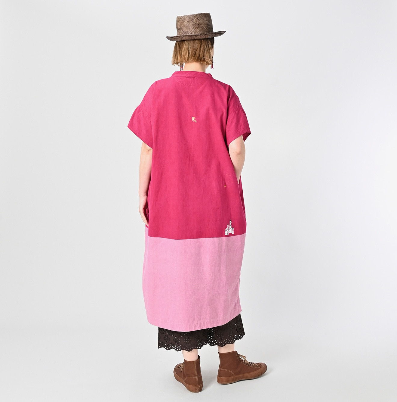 Indian Khadi OX Saijiki Dress Female Model