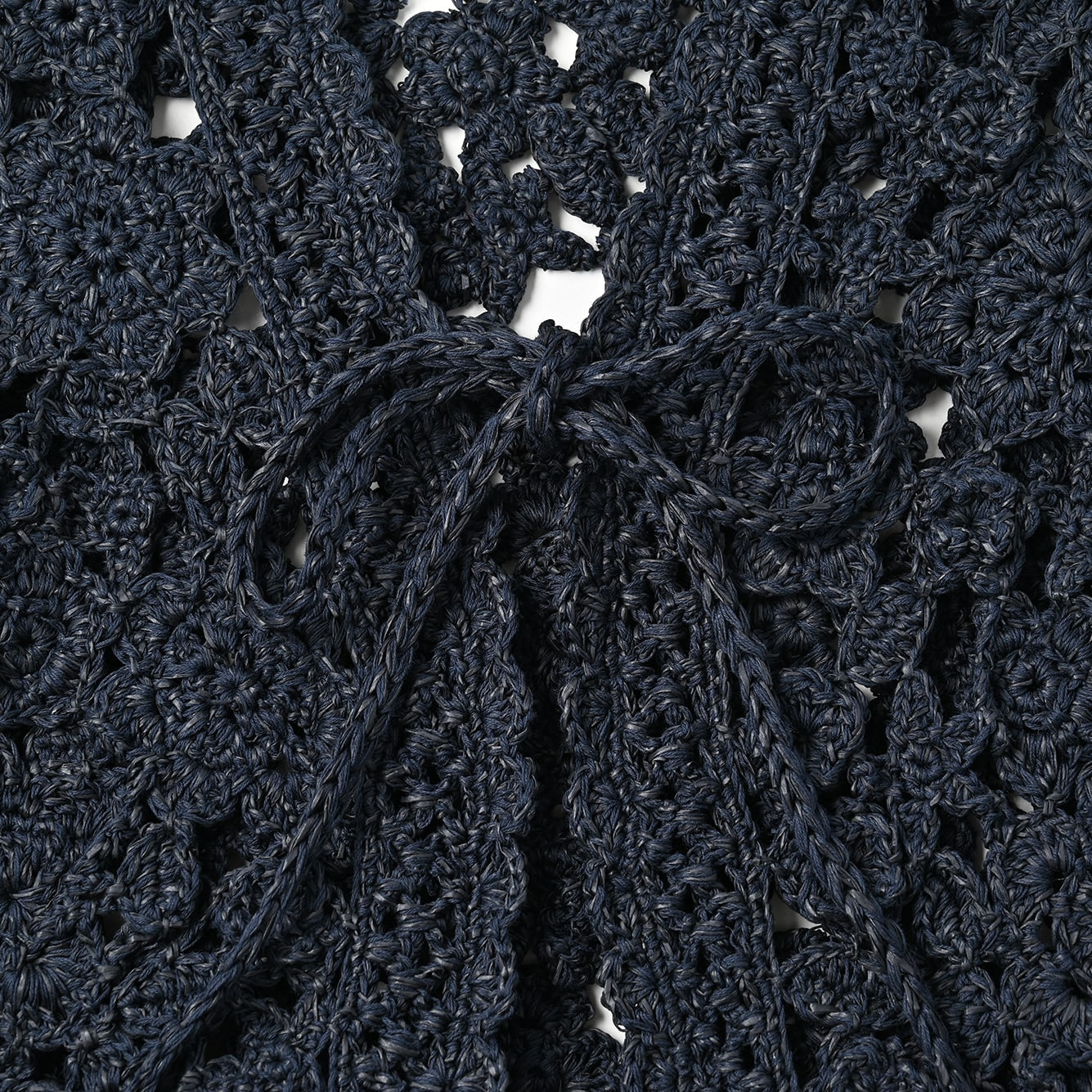 Japanese Paper Crochet Flower Bolero Detail