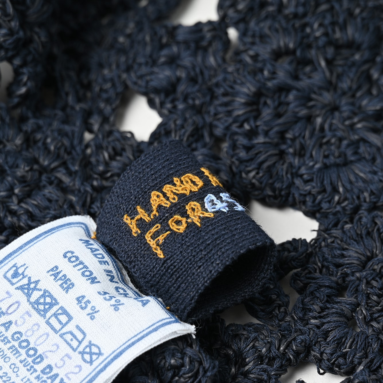 Japanese Paper Crochet Flower Bolero Detail