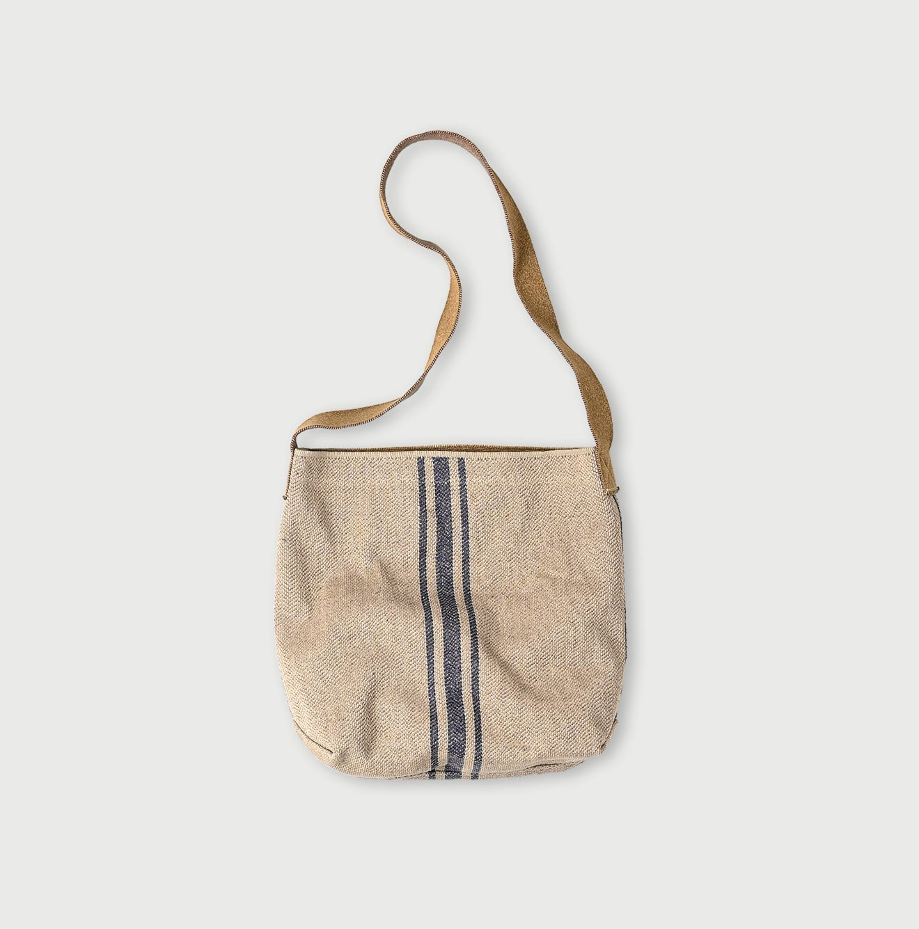 Jacquard Striped Bag Navy Stripes