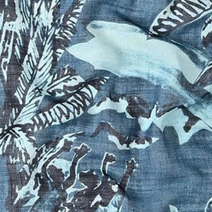 70 Picture Book Bandana Indigo 1