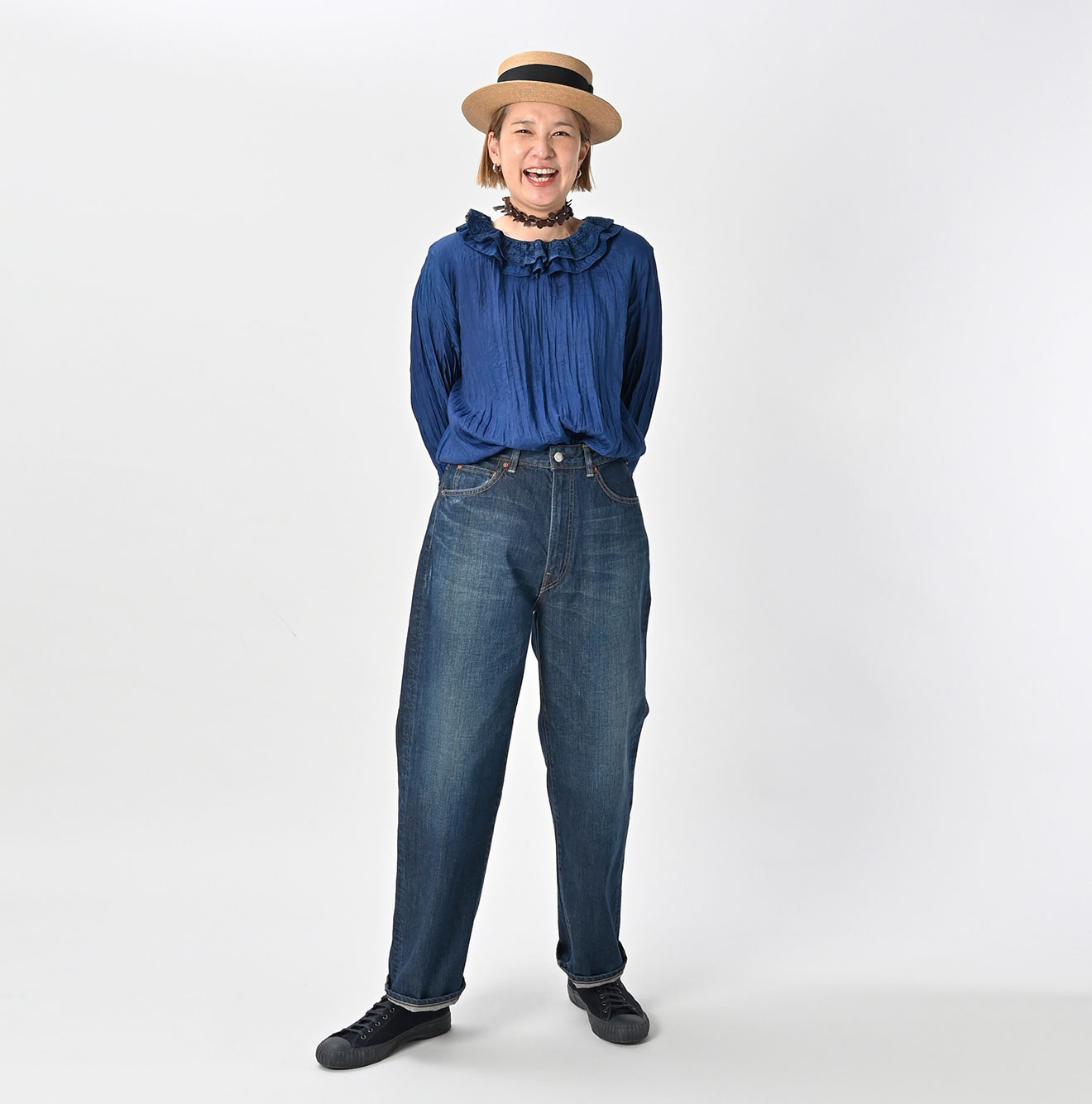 Rye Mugi Denim Charlotte 5 Syou Female Model