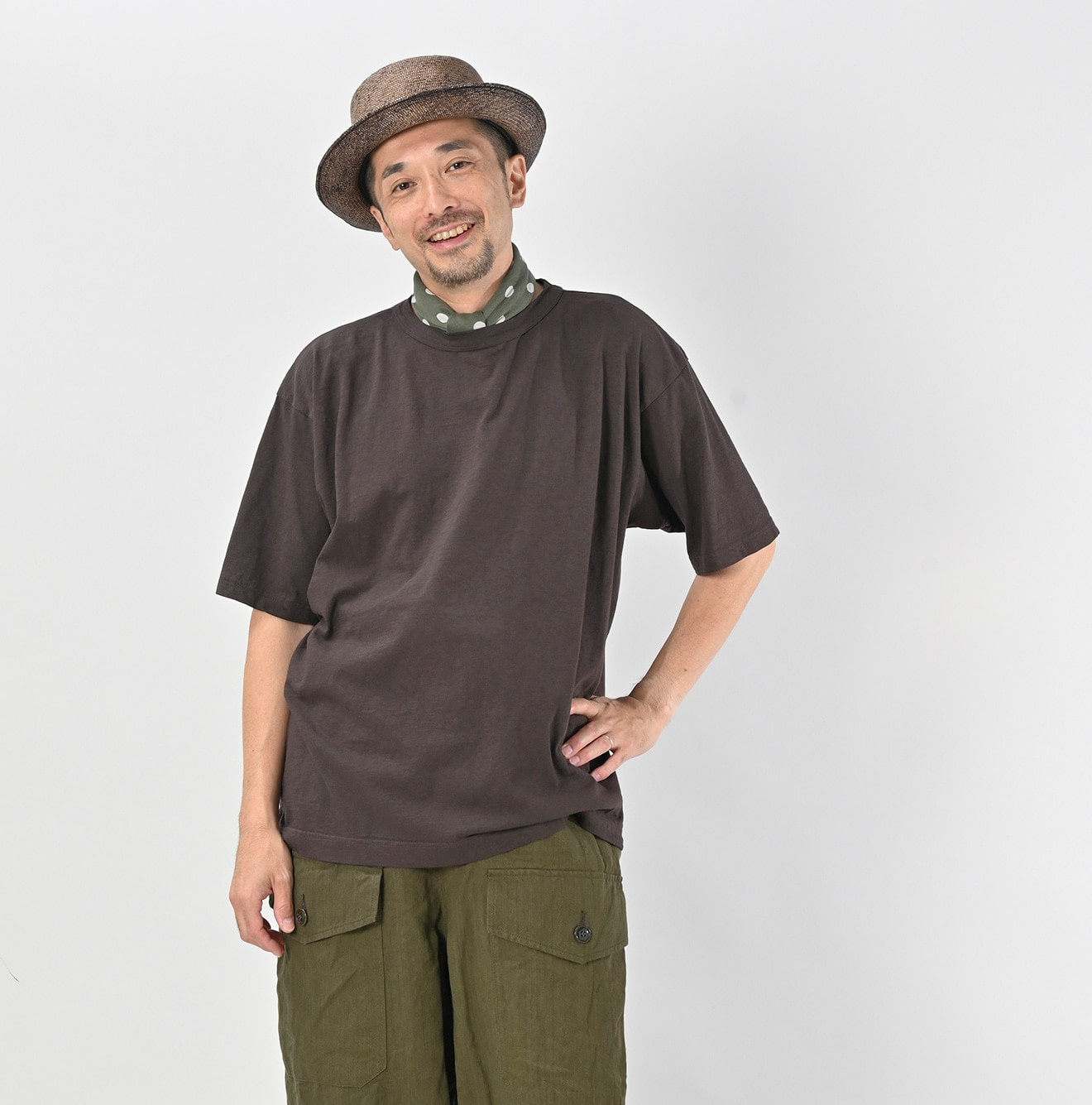 Tenjiku 908 Ocean T-shirt Male Model