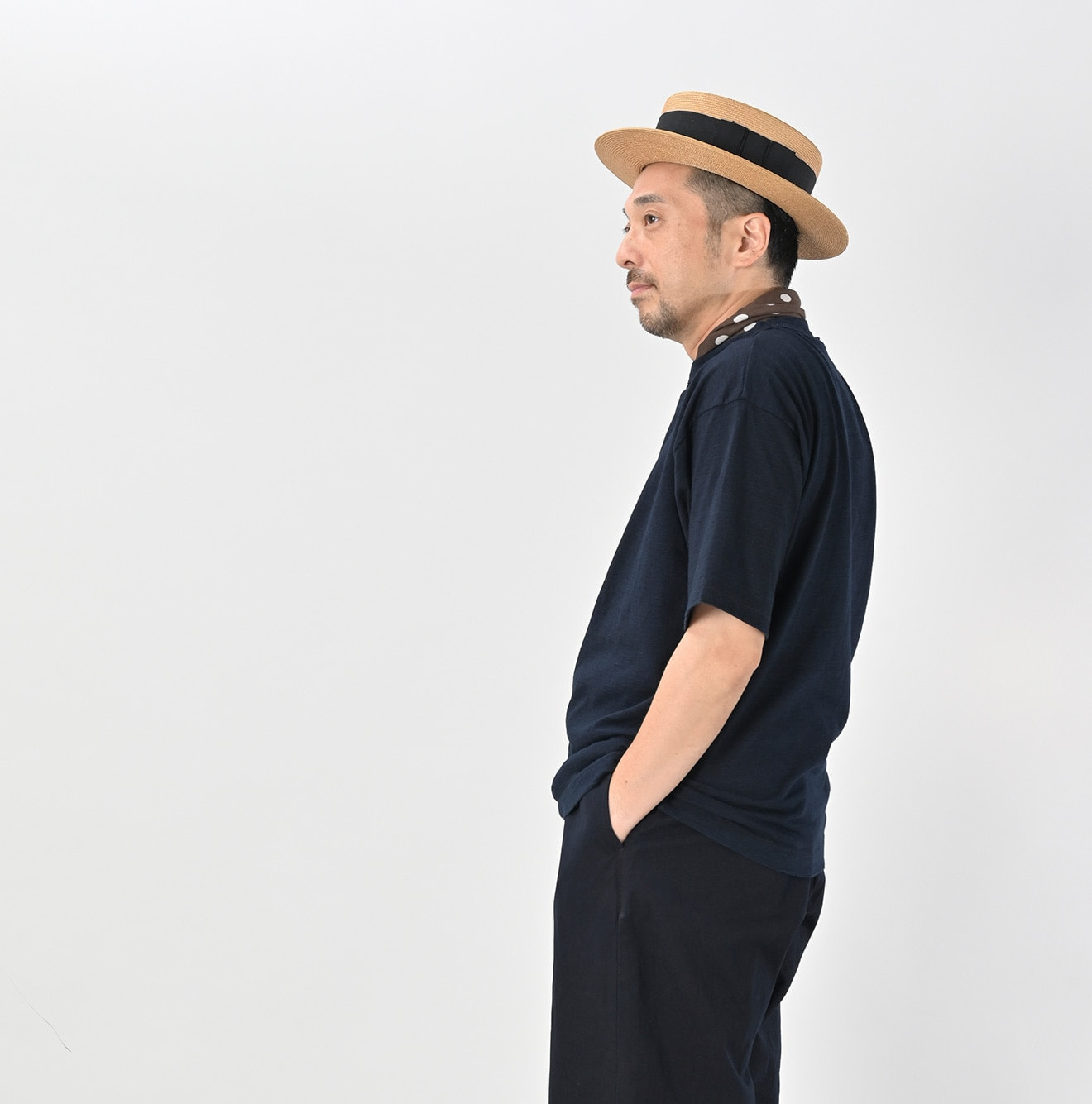 Indigo Kageiro Nando Tenjiku 908 45 Star T-shirt Male Model