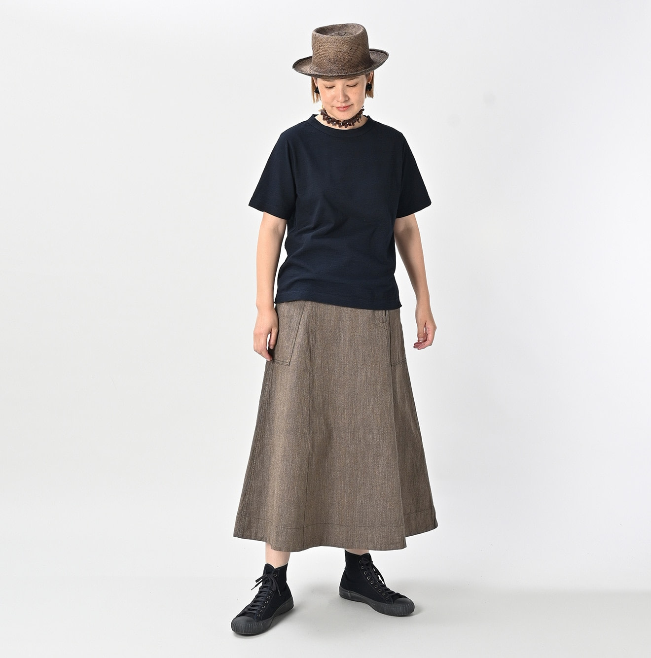 Indigo Kageiro Nando Tenjiku 908 45 Star T-shirt Female Model