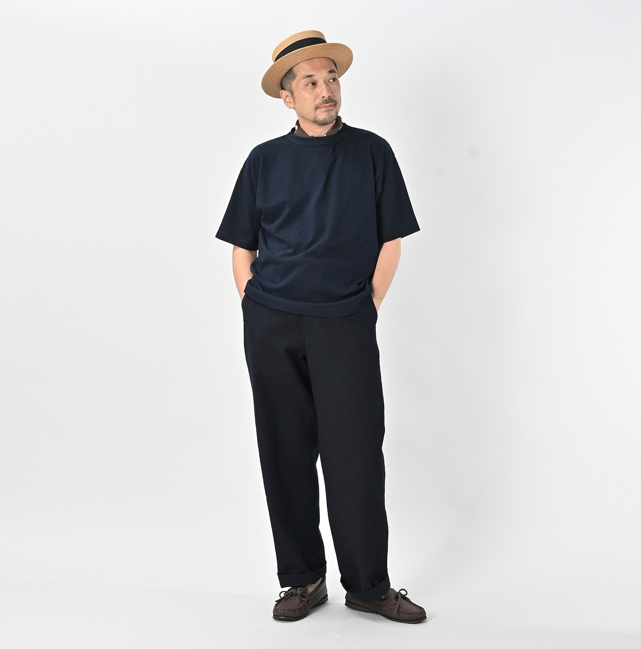 Indigo Kageiro Nando Tenjiku 908 45 Star T-shirt Male Model