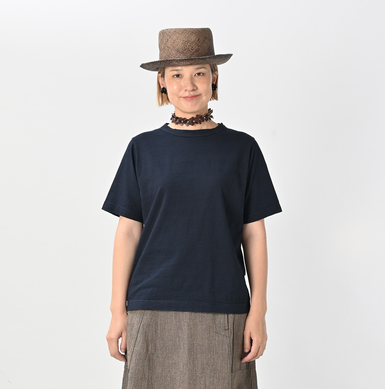 Indigo Kageiro Nando Tenjiku 908 45 Star T-shirt Female Model