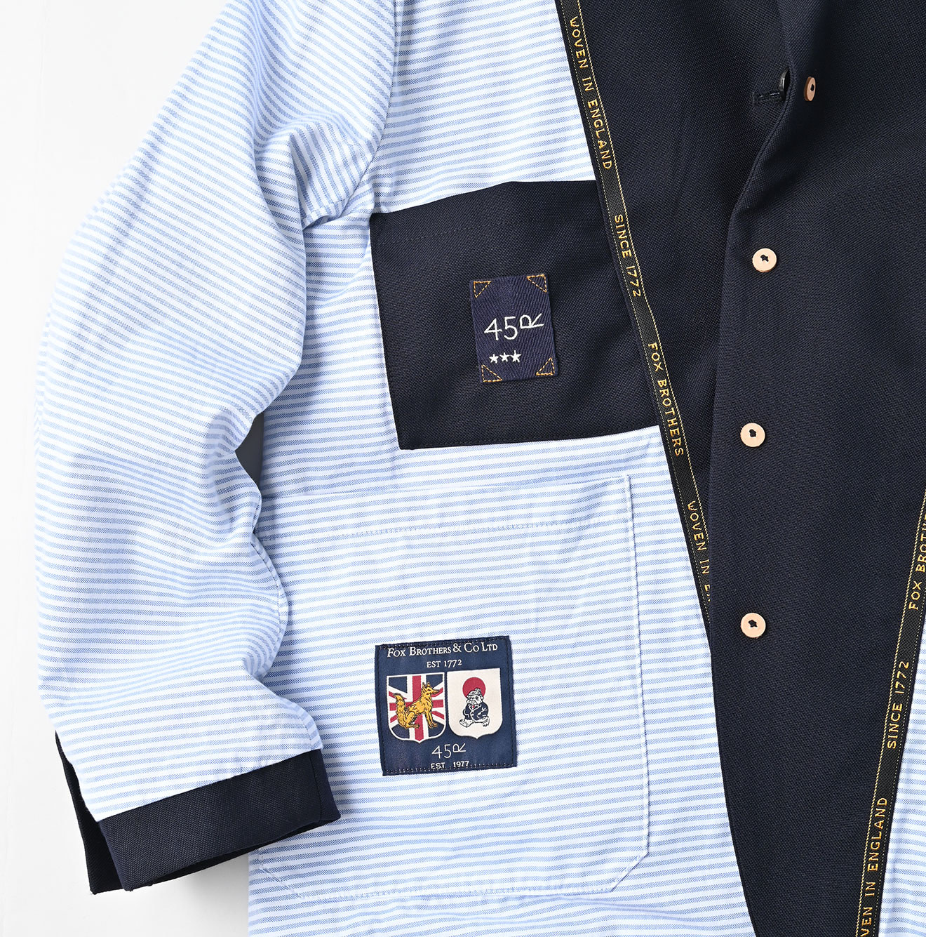 Wool Hop Sack 908 Jacketer Detail