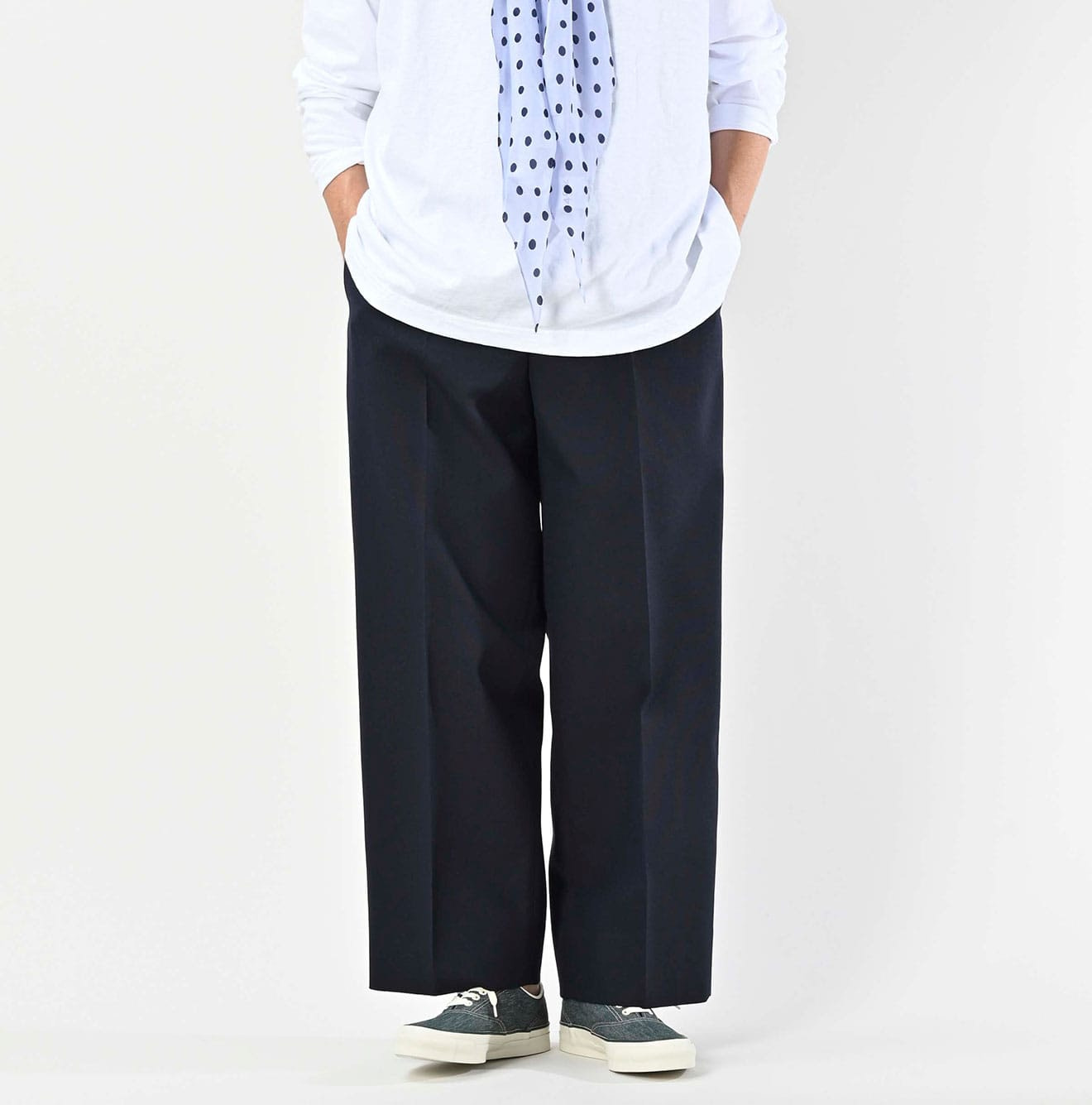 Hop Sack Baggy Pants Male Model