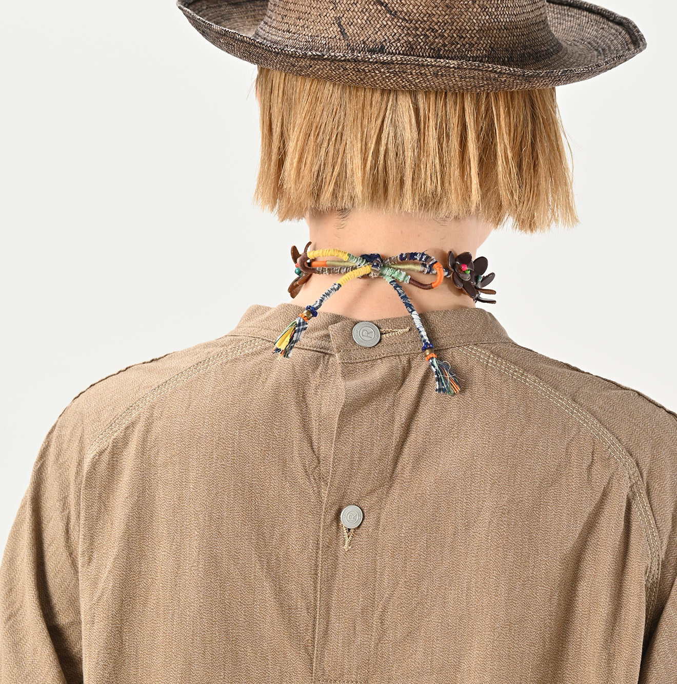 Yorimoku Hira Military Cover All Dress Detail