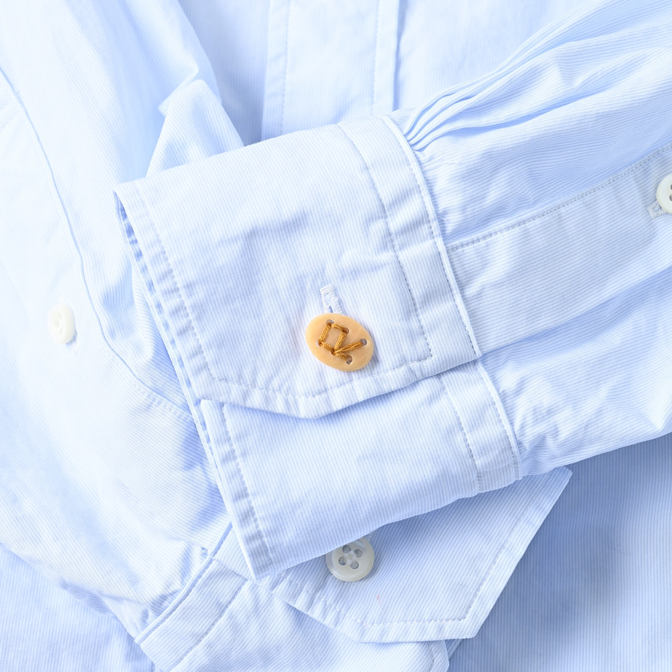 No.180 Miko 908 Ocean Button Down Shirt Detail