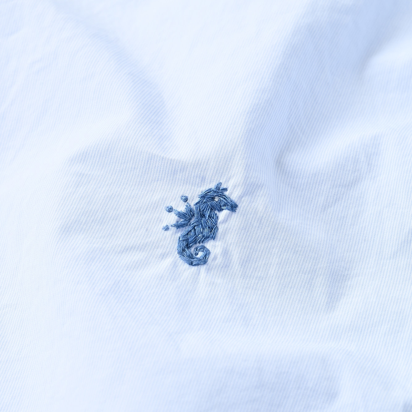 No.180 Miko 908 Ocean Button Down Shirt Detail