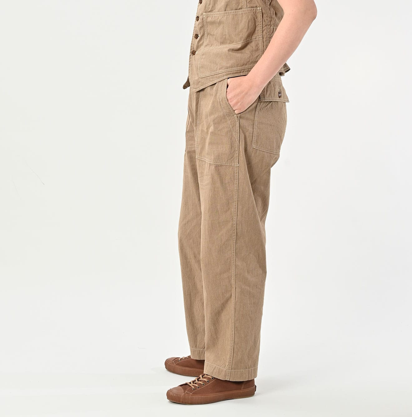 Yorimoku Hira 908 Baker Pants Female Model