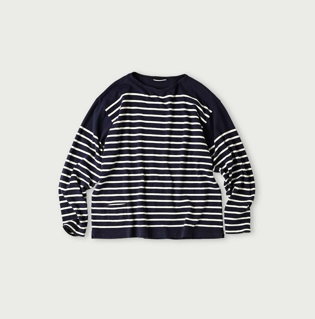 Basque 908 Shirt (Size 2) Navy x Kinari