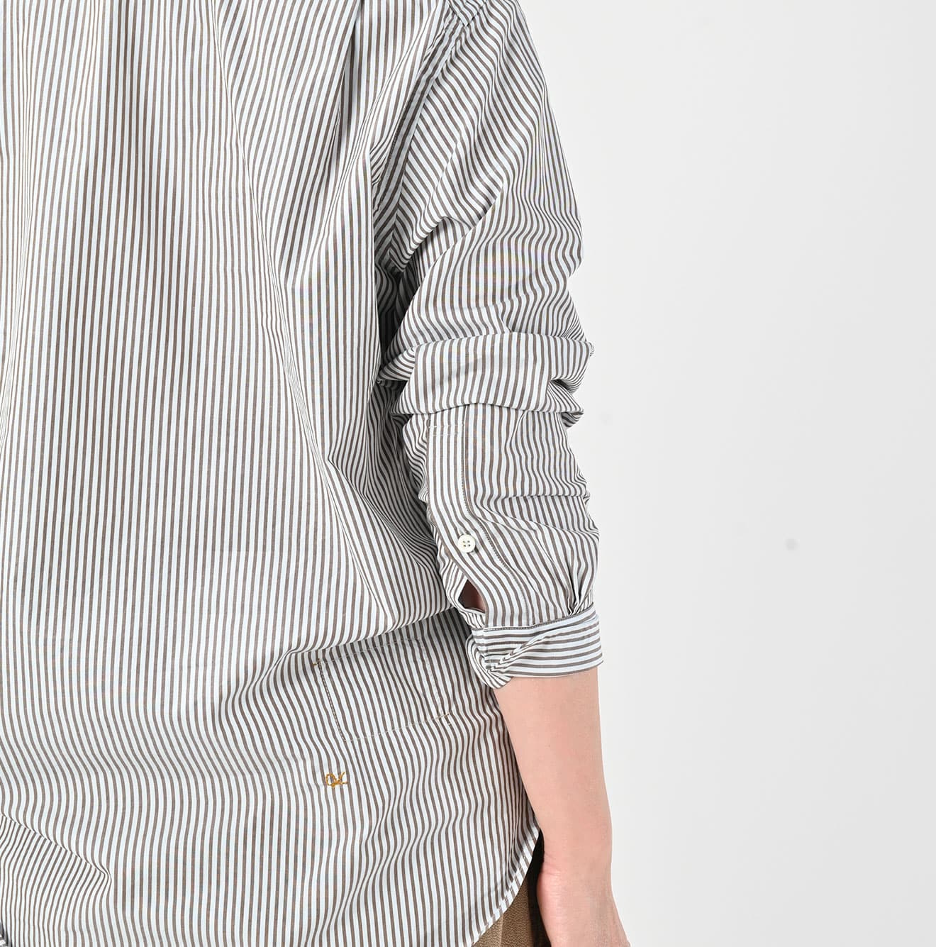 Broadcloth 908 Loafer Button Down Shirt Detail