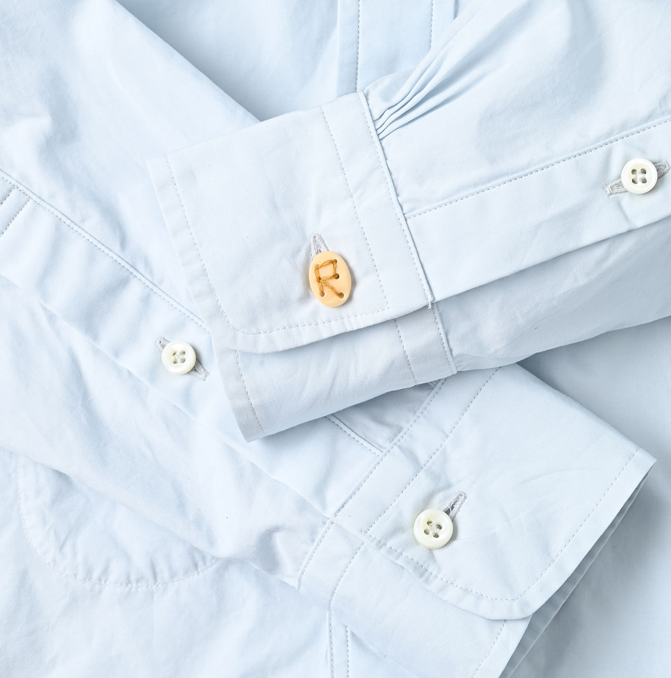 Broadcloth 908 Loafer Button Down Shirt Detail