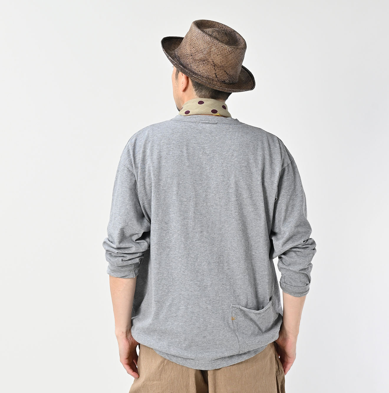 Top Tenjiku 908 Long Sleeve Ocean T-shirt Male Model