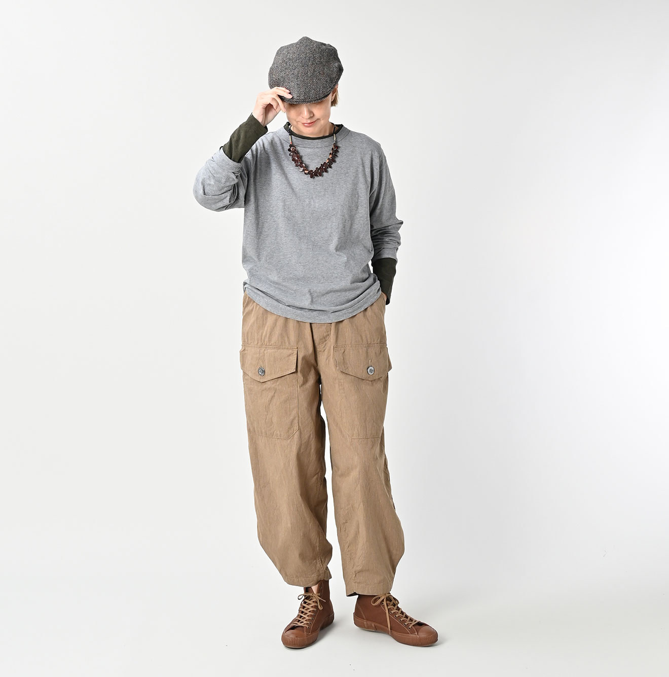 Top Tenjiku 908 Long Sleeve Ocean T-shirt Female Model