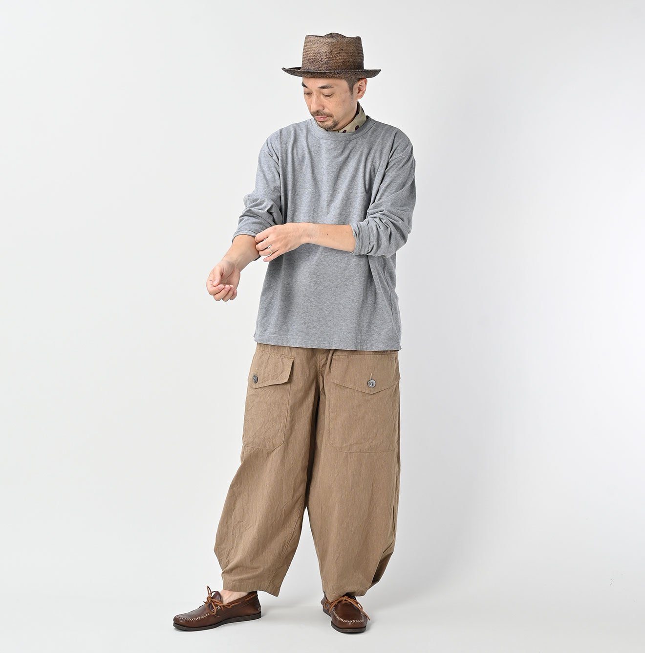 Top Tenjiku 908 Long Sleeve Ocean T-shirt Male Model