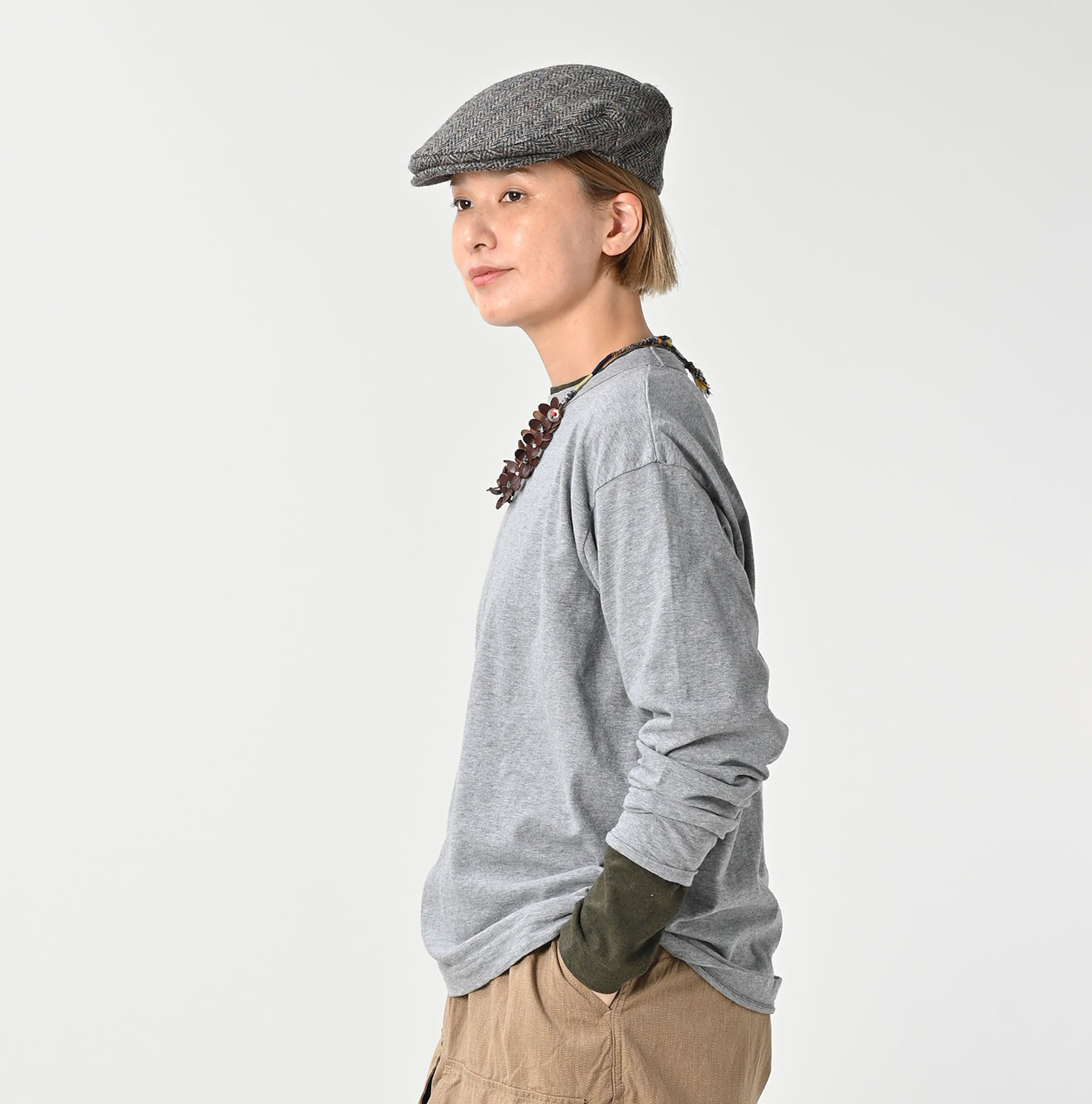 Top Tenjiku 908 Long Sleeve Ocean T-shirt Female Model