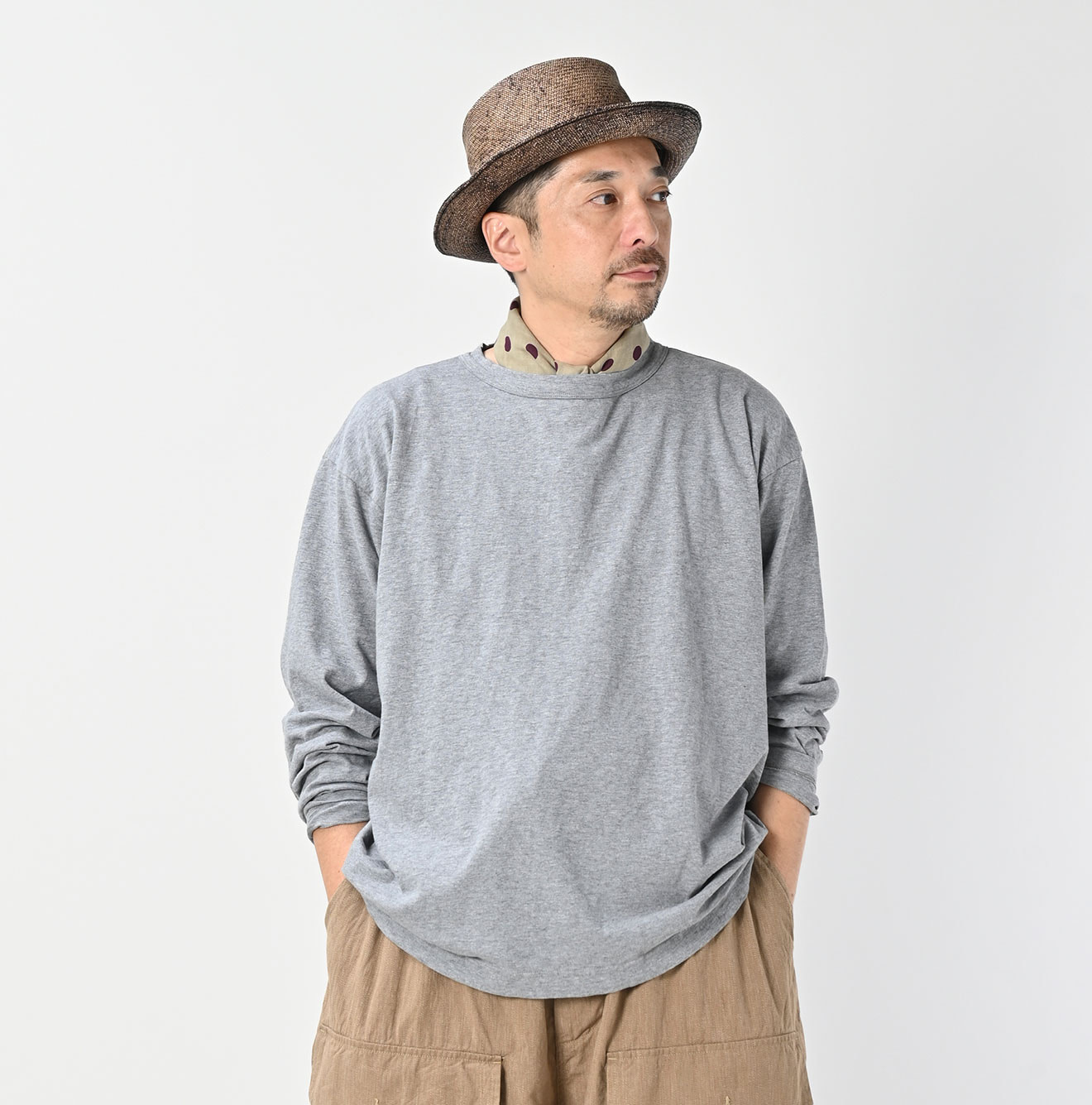 Top Tenjiku 908 Long Sleeve Ocean T-shirt Male Model