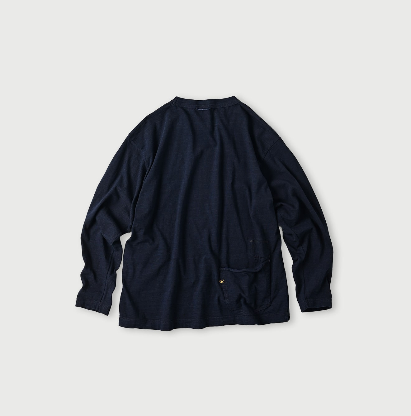 Indigo Tenjiku 908 Long Sleeve Ocean T-shirt Back