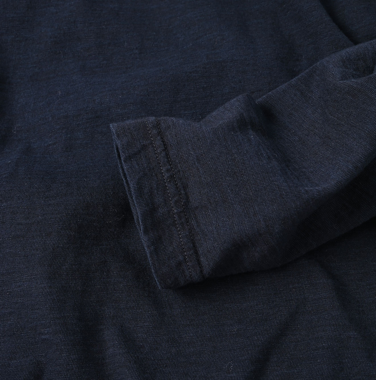 Indigo Tenjiku 908 Long Sleeve Ocean T-shirt Detail