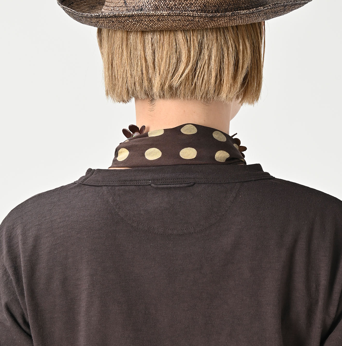 Tenjiku 908 Long Sleeve Ocean T-shirt Dark Detail