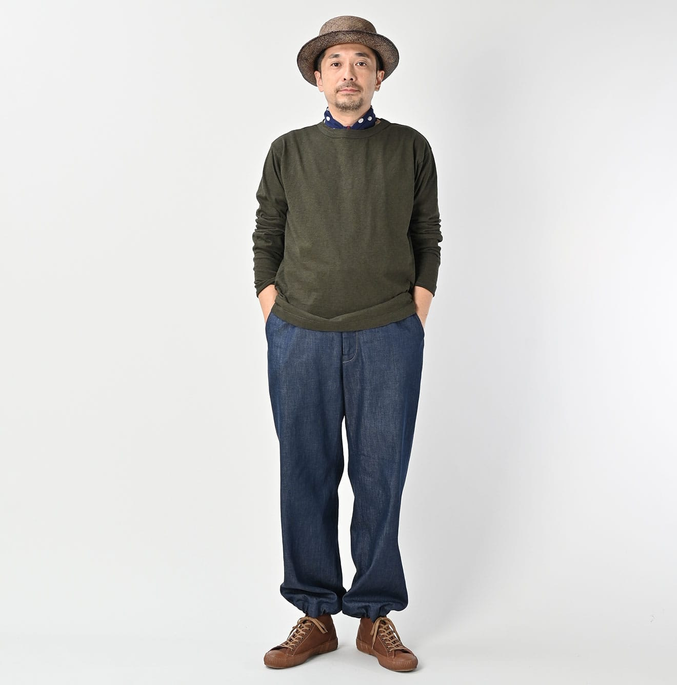 Top Tenjiku 908 45 Star Long Sleeve T-shirt Male Model