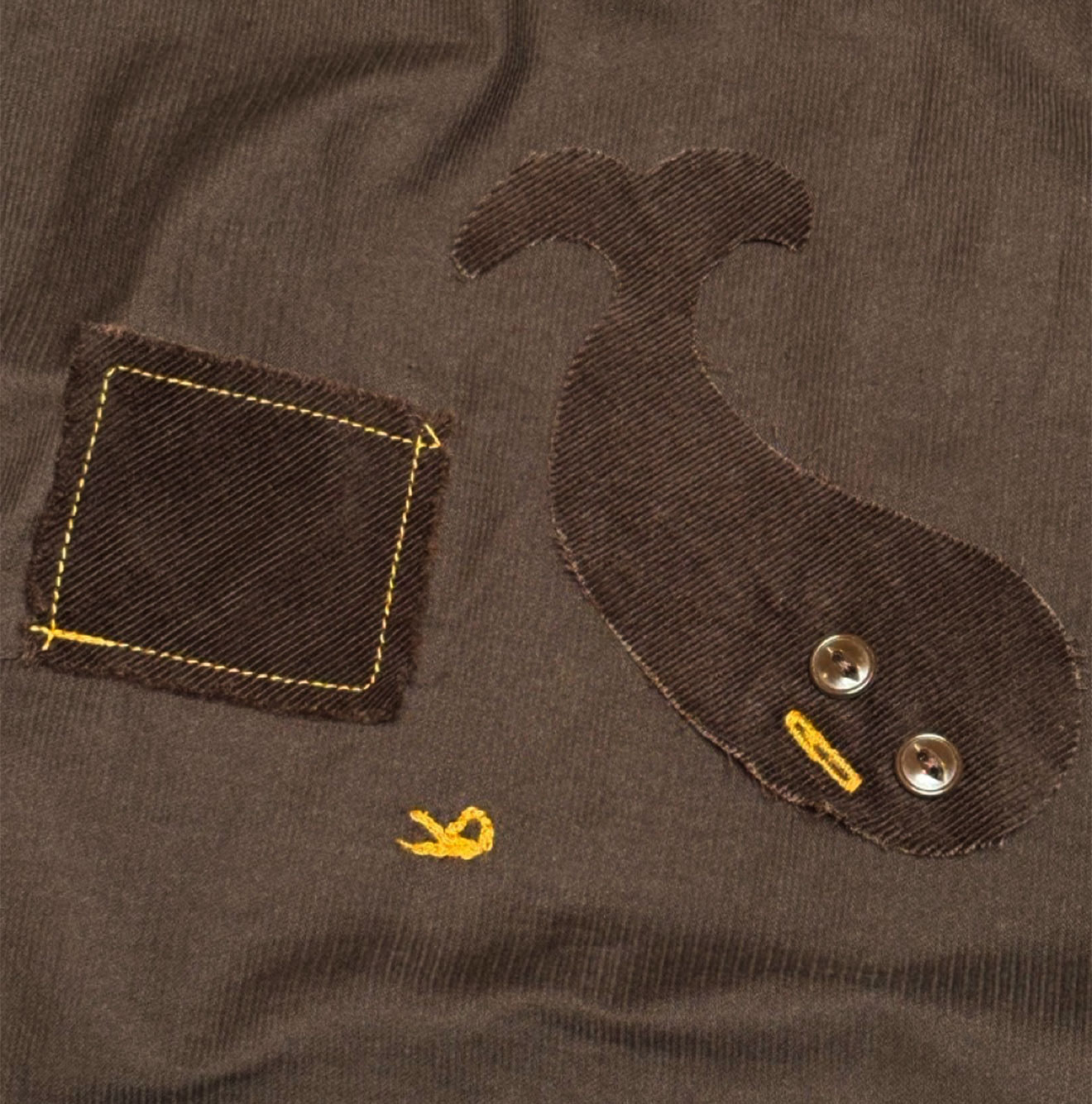 Pin Corduroy 908 Loafer Shirt Detail