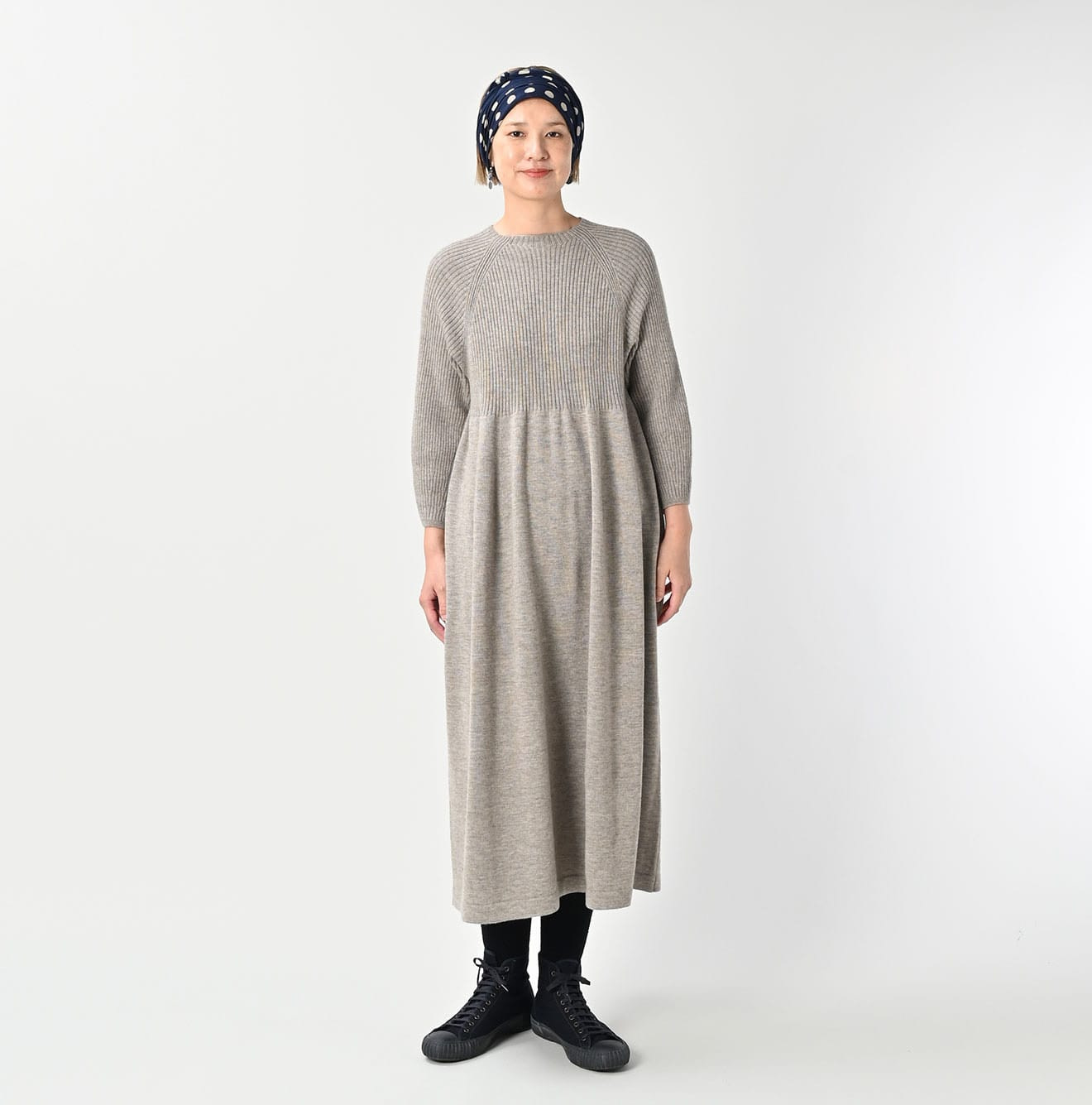 Yaku Merino Dress Female Model