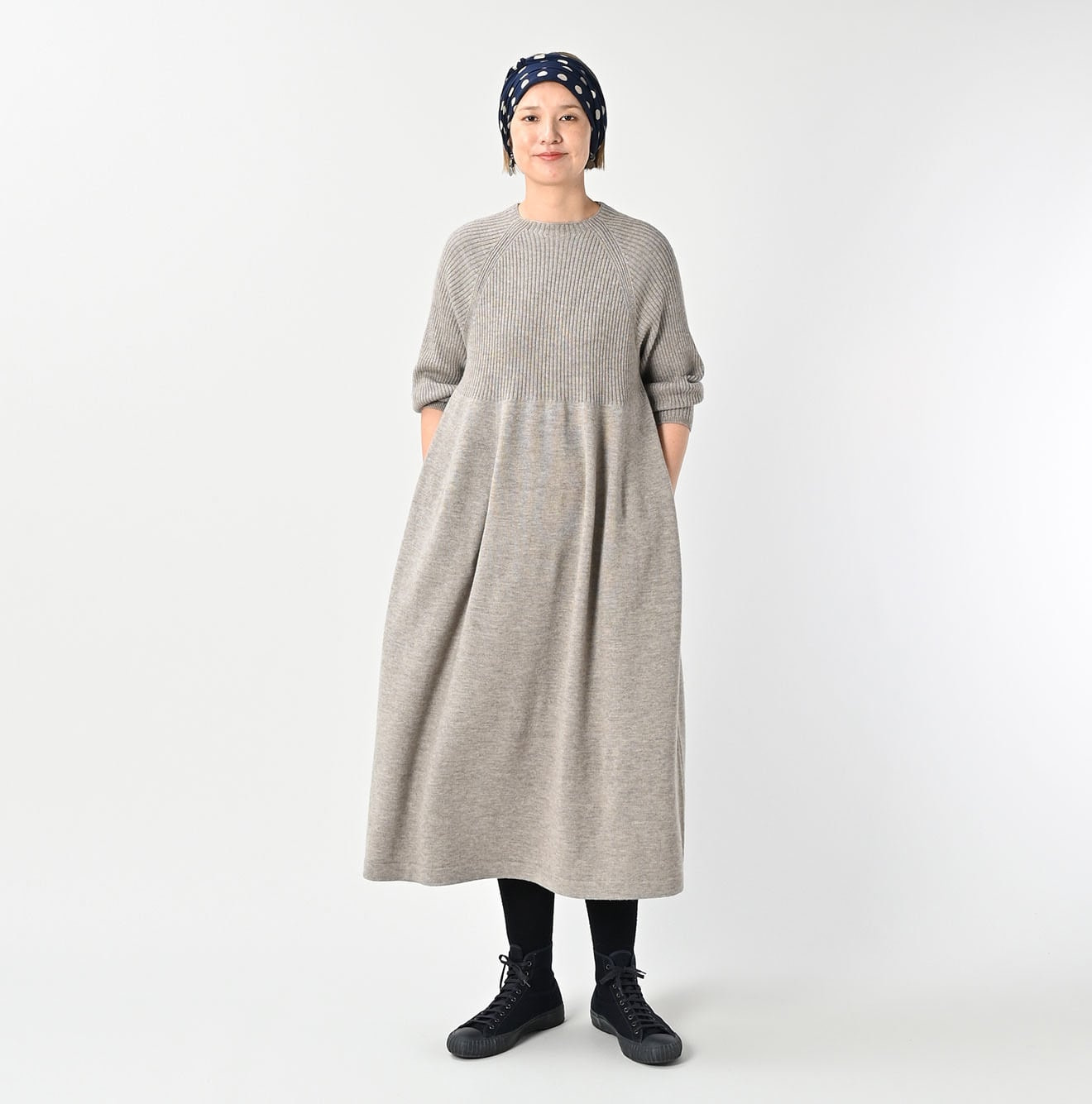 Yaku Merino Dress Female Model