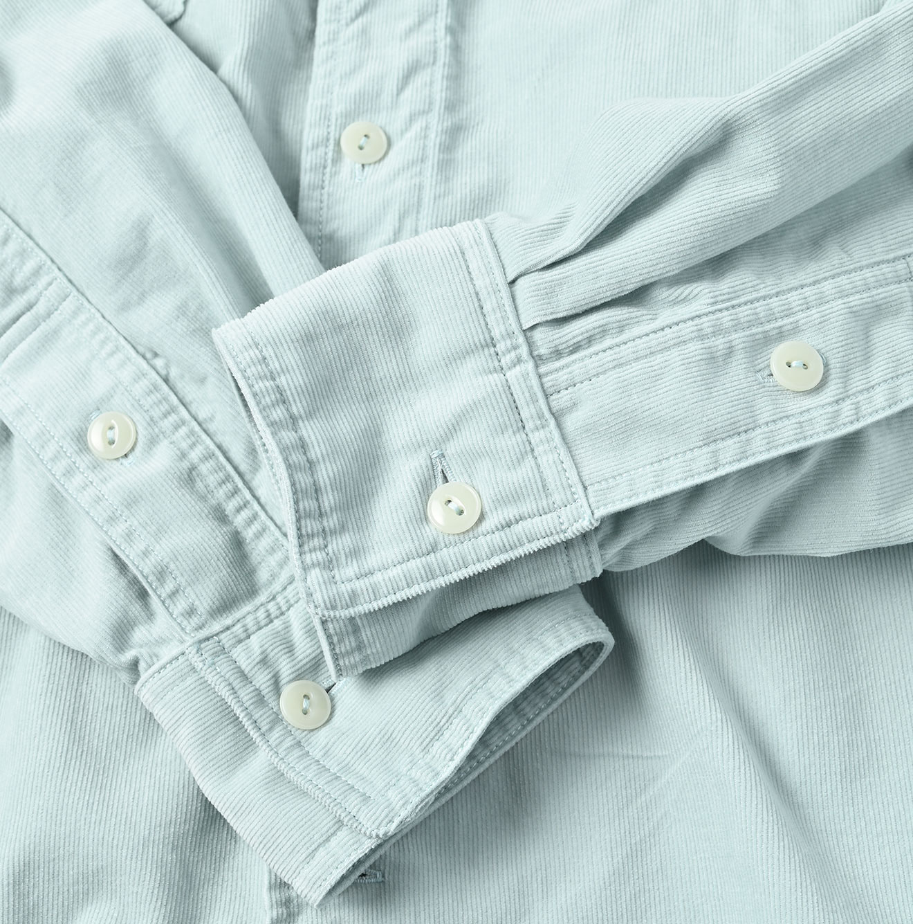 Pin Corduroy 908 Gatcha-Pocket Shirt Detail