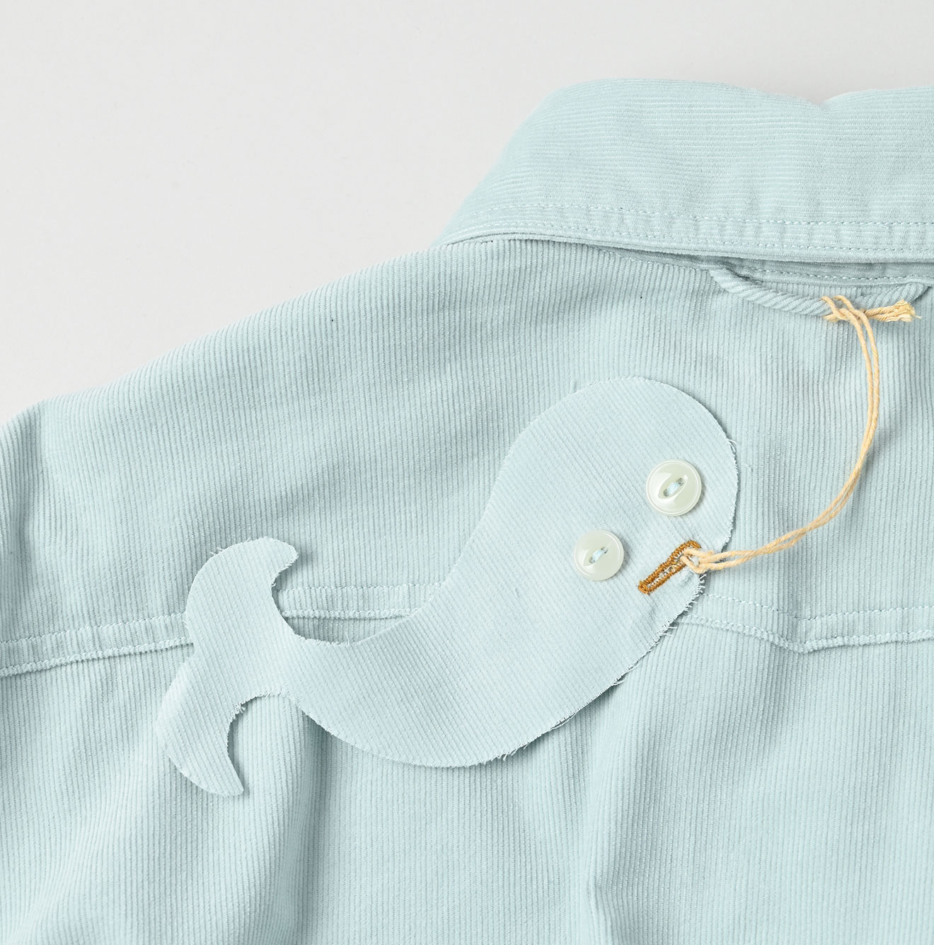 Pin Corduroy 908 Gatcha-Pocket Shirt Detail