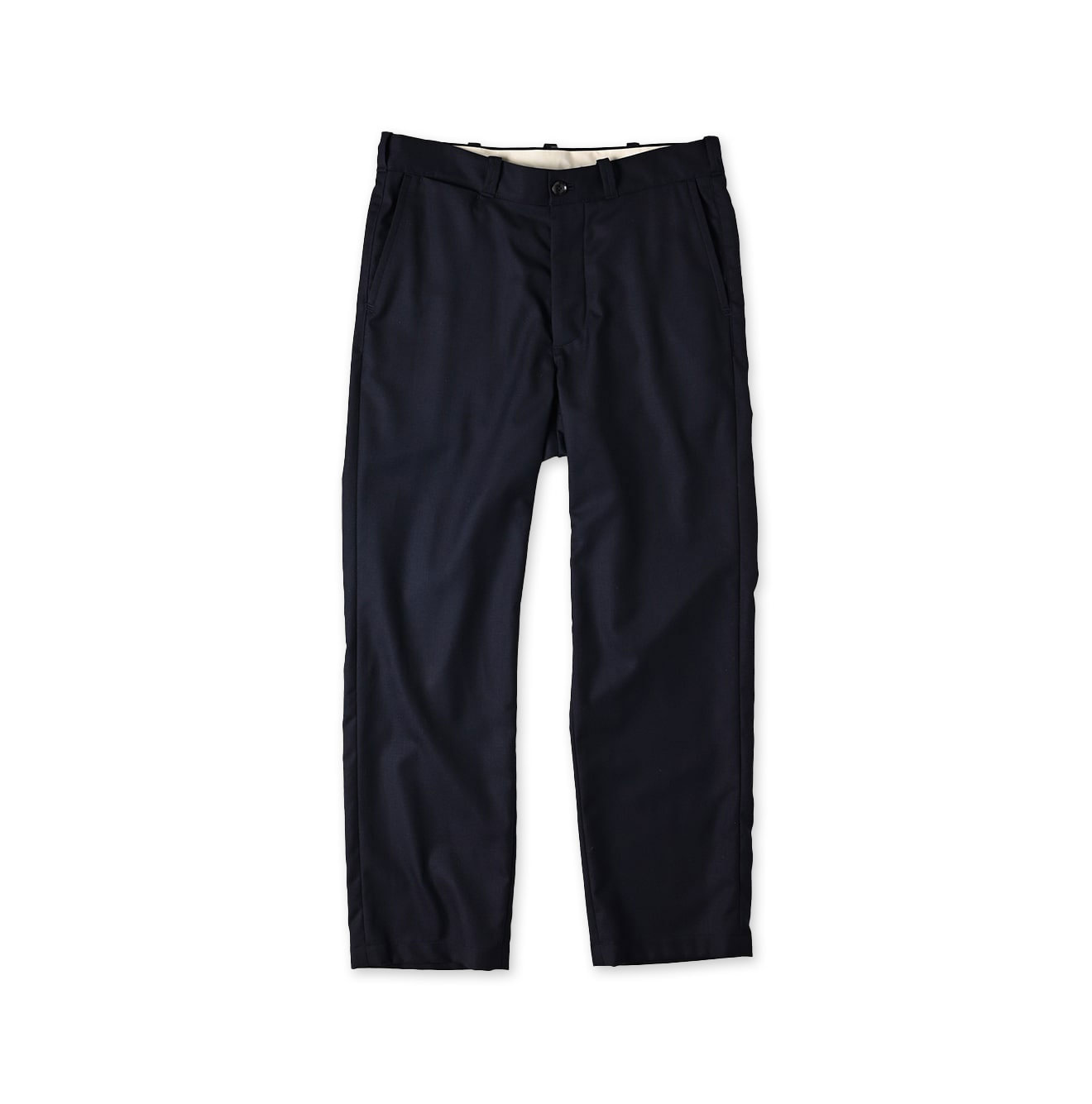 Wool Saxony Crosby Slacks MEN Navy