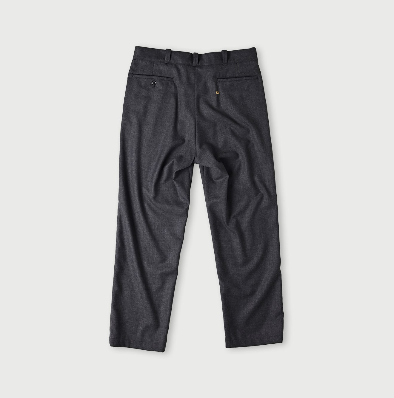 Wool Saxony Crosby Slacks MEN Back